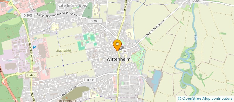 localisation de l'entreprise MONSIEUR MICHEL BOCHELEN à WITTENHEIM
