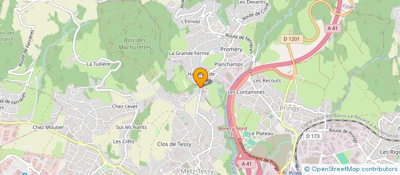 localisation de l'entreprise MONSIEUR MICHEL BOCQUET à ANNECY