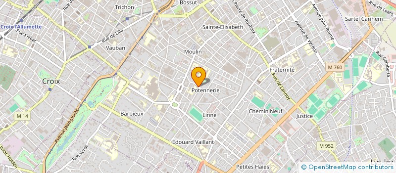 localisation de l'entreprise MONSIEUR MICHEL BOCQUILLON à ROUBAIX