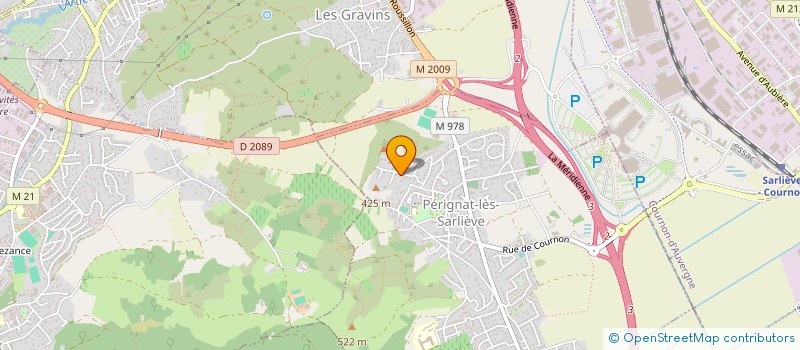 localisation de l'entreprise MONSIEUR MICHEL BODEVEIX  CLERMONT-FERRAND