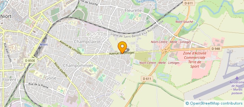 localisation de l'entreprise MONSIEUR MICHEL BODIN  NIORT