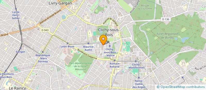 localisation de l'entreprise MONSIEUR MICHEL BOE à CLICHY-SOUS-BOIS