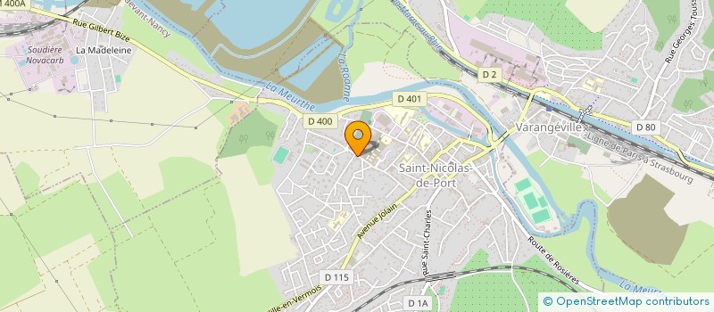 localisation de l'entreprise MONSIEUR MICHEL BOESPFLUG  SAINT-NICOLAS-DE-PORT