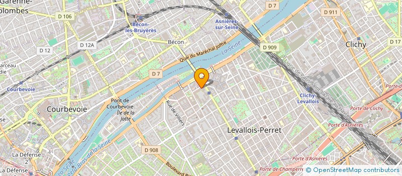 localisation de l'entreprise MONSIEUR MICHEL BOILLY à LEVALLOIS-PERRET