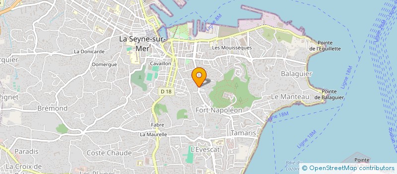 localisation de l'entreprise MONSIEUR MICHEL BOINET à LA SEYNE-SUR-MER