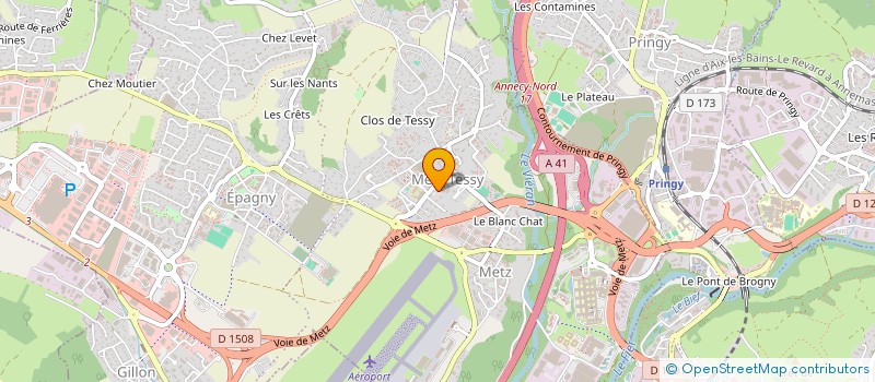 localisation de l'entreprise MONSIEUR MICHEL BOIS  EPAGNY METZ-TESSY