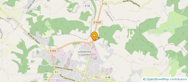 localisation de l'entreprise MONSIEUR MICHEL BOISAN  BASSERCLES