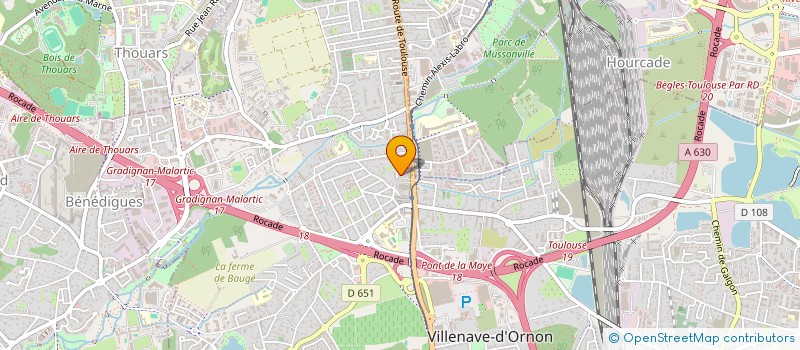 localisation de l'entreprise MONSIEUR MICHEL BOISSEAU  VILLENAVE-D'ORNON