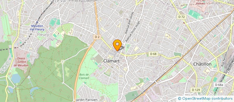 localisation de l'entreprise MONSIEUR MICHEL BOITE à CLAMART