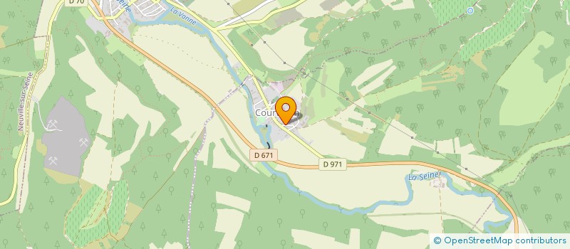 localisation de l'entreprise MONSIEUR MICHEL BOITEUX  COURTERON