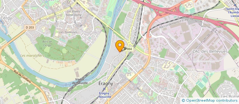 localisation de l'entreprise MONSIEUR MICHEL BOLEVE  ERAGNY