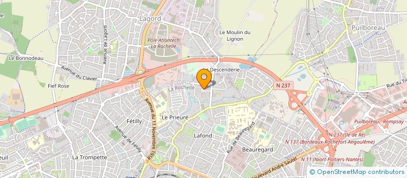 localisation de l'entreprise MONSIEUR MICHEL BON à LA ROCHELLE