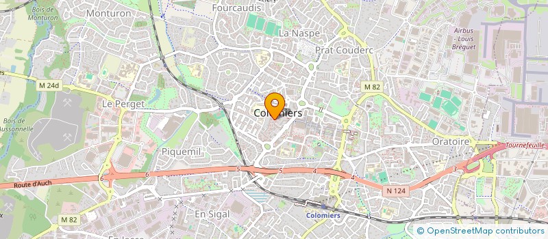localisation de l'entreprise MONSIEUR MICHEL BONHOMME-MORENO à COLOMIERS