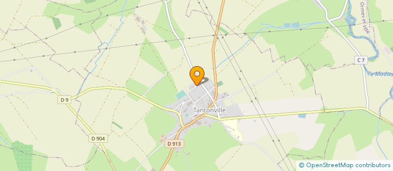 localisation de l'entreprise MONSIEUR MICHEL BONIN  TANTONVILLE