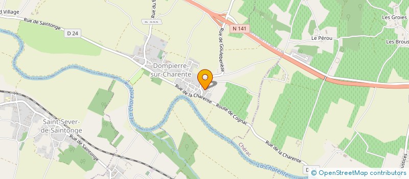 localisation de l'entreprise MONSIEUR MICHEL BONNEAU à CHERAC