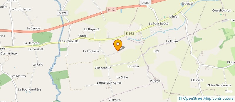localisation de l'entreprise MONSIEUR MICHEL BONNEFOY à LA MESNIERE
