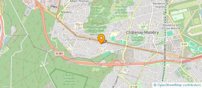 localisation de l'entreprise MONSIEUR MICHEL BONNEMERE  CHATENAY-MALABRY