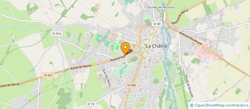 localisation de l'entreprise MONSIEUR MICHEL BONNIN à LA CHATRE