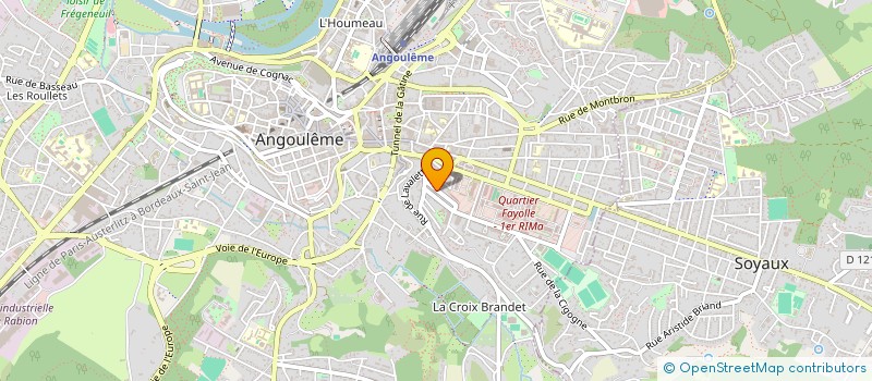 localisation de l'entreprise MONSIEUR MICHEL BONNIN à ANGOULEME