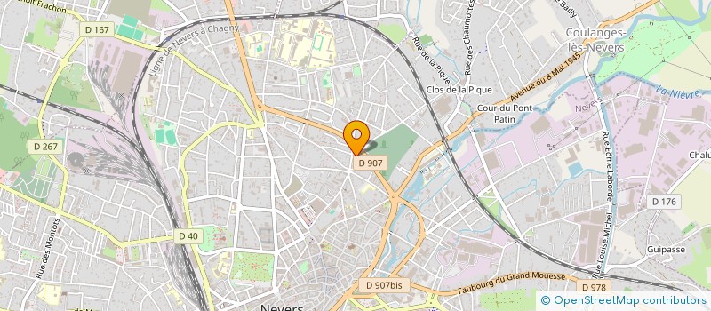 localisation de l'entreprise MONSIEUR MICHEL BONNOT à NEVERS