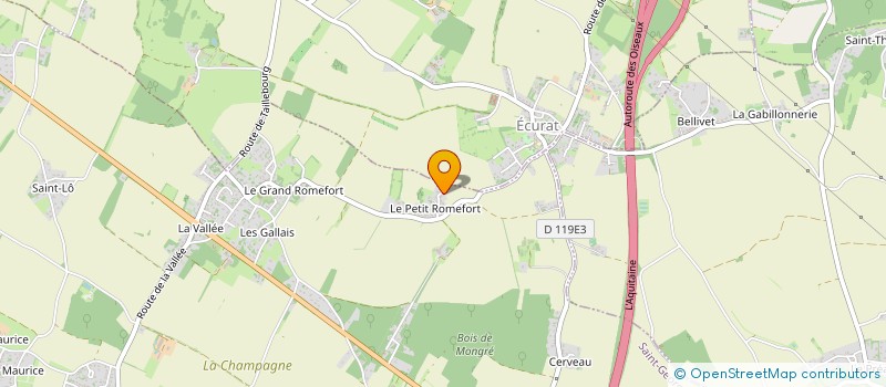 localisation de l'entreprise MONSIEUR MICHEL BONNOUVRIER  SAINT-GEORGES-DES-COTEAUX