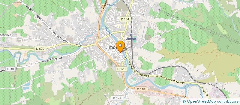 localisation de l'entreprise MONSIEUR MICHEL BONO à LIMOUX