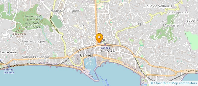 localisation de l'entreprise MONSIEUR MICHEL BONTE à CANNES