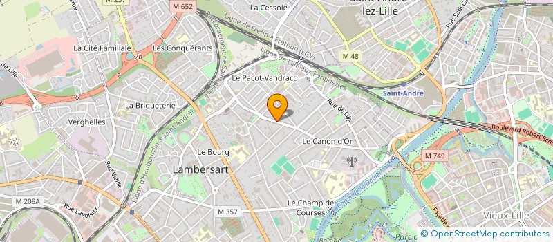 localisation de l'entreprise MONSIEUR MICHEL BONTE à LAMBERSART