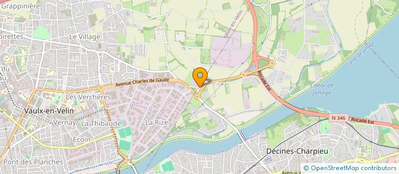 localisation de l'entreprise MONSIEUR MICHEL BONY  DECINES-CHARPIEU