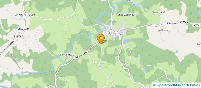 localisation de l'entreprise MONSIEUR MICHEL BORDAS  PIEGUT-PLUVIERS