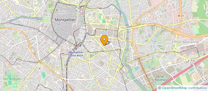 localisation de l'entreprise MONSIEUR MICHEL BORDE à MONTPELLIER