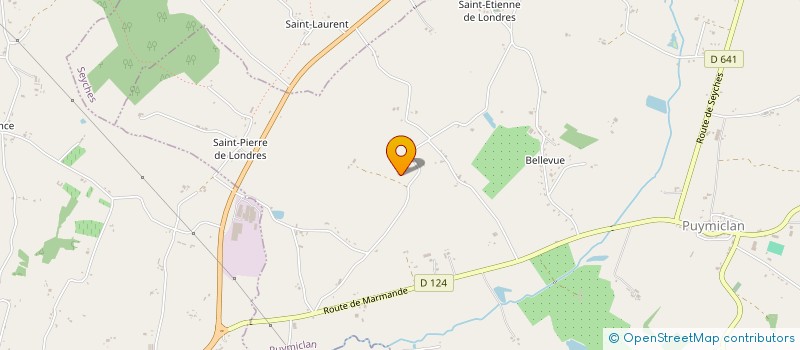 localisation de l'entreprise MONSIEUR MICHEL BORDES  PUYMICLAN