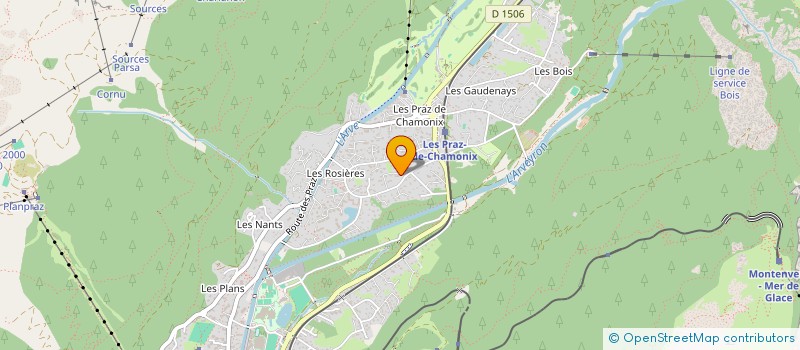 localisation de l'entreprise MONSIEUR MICHEL BORDET à CHAMONIX-MONT-BLANC