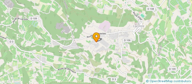 localisation de l'entreprise MONSIEUR MICHEL BORDIER  LACOSTE