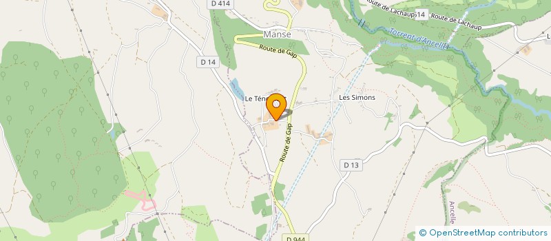 localisation de l'entreprise MONSIEUR MICHEL BOREL  FOREST-SAINT-JULIEN