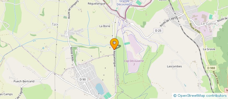 localisation de l'entreprise MONSIEUR MICHEL BORIES  MAILHOC