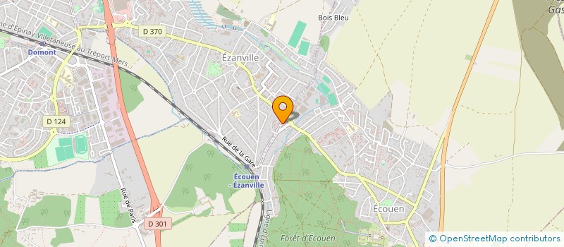 localisation de l'entreprise MONSIEUR MICHEL BORNE  ECOUEN