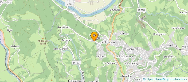 localisation de l'entreprise MONSIEUR MICHEL BOSCUS à DECAZEVILLE