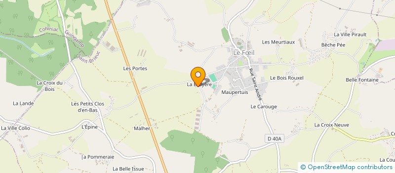 localisation de l'entreprise MONSIEUR MICHEL BOSSER  LE FIL