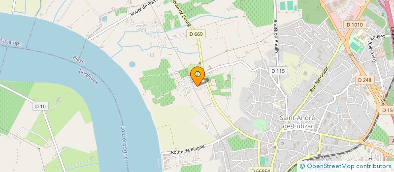 localisation de l'entreprise MONSIEUR MICHEL BOTELLO  SAINT-ANDRE-DE-CUBZAC