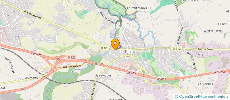 localisation de l'entreprise MONSIEUR MICHEL BOTREL  YFFINIAC