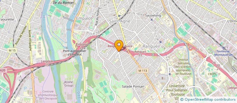 localisation de l'entreprise MONSIEUR MICHEL BOU JAOUDEH  TOULOUSE