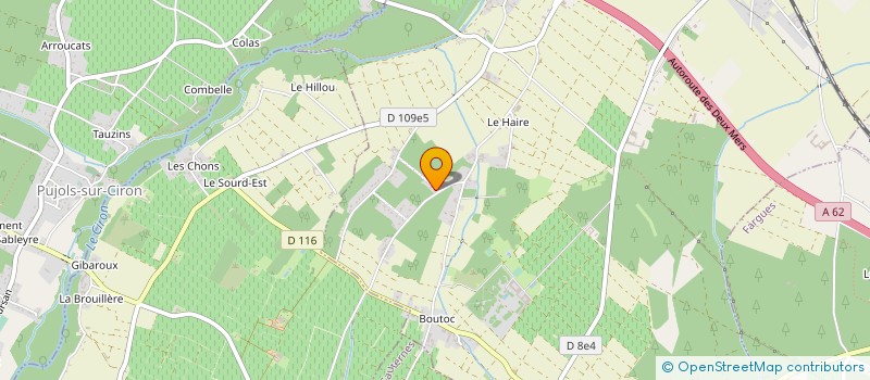 localisation de l'entreprise MONSIEUR MICHEL BOUARD  PREIGNAC