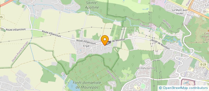 localisation de l'entreprise MONSIEUR MICHEL BOUCHE  JOUARS-PONTCHARTRAIN