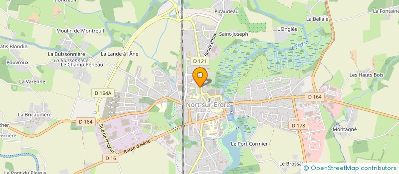 localisation de l'entreprise MONSIEUR MICHEL BOUCHERON à NORT-SUR-ERDRE