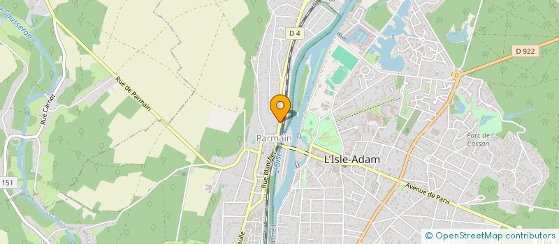 localisation de l'entreprise MONSIEUR MICHEL BOUCHERON  PARMAIN