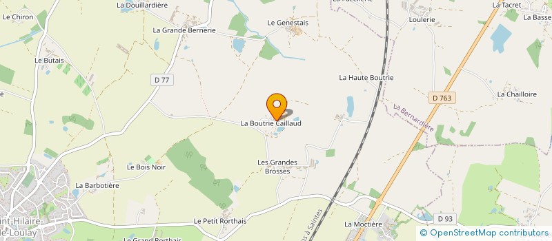 localisation de l'entreprise MONSIEUR MICHEL BOUDAUD à MONTAIGU-VENDEE
