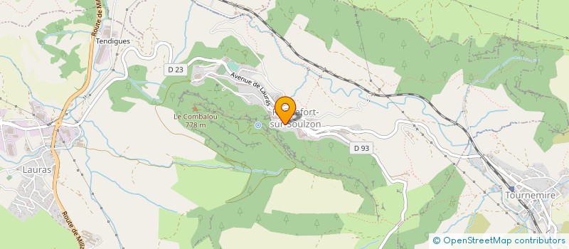 localisation de l'entreprise MONSIEUR MICHEL BOUDEAU  SAINT-JEAN-D ALCAPIES