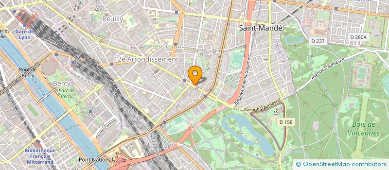 localisation de l'entreprise MONSIEUR MICHEL BOUDOU à PARIS