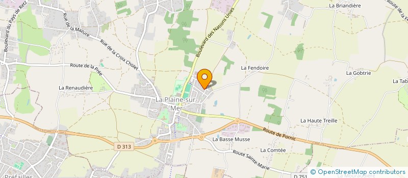 localisation de l'entreprise MONSIEUR MICHEL BOUE à LA PLAINE-SUR-MER